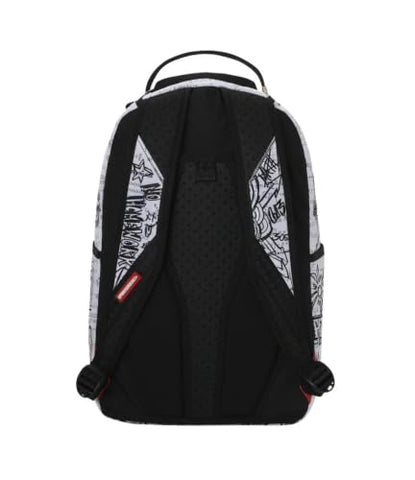 Sprayground Class Dismissed Backpack, 100% Polyester, with Velour Laptop Compartment and Gold Zippers