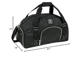 OGIO Big Dome Street Duffle Bag (Black), 14 x 21 x 12-Inch