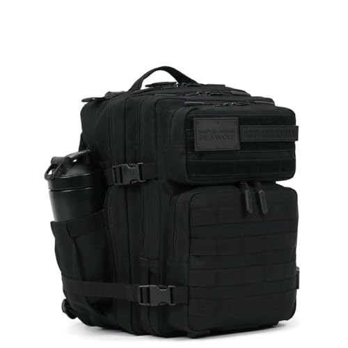 WOLFpak 25L Tactical Gym Backpack (Nightshade Edition) Durable 1000D Waterproof Oxford Material with MOLLE Webbing, Laptop Pocket & | Backpacks4Less
