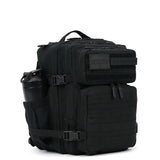 WOLFpak 25L Tactical Gym Backpack (Nightshade Edition) Durable 1000D Waterproof Oxford Material with MOLLE Webbing, Laptop Pocket & Dual Cup Holders
