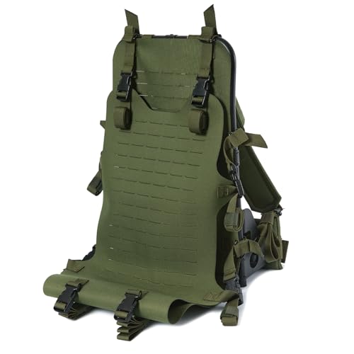 MT Modular ALICE Pack Frame System with Laser-Cut MOLLE Panel, Lightweight Heavy-Duty Frame for Load Carrying