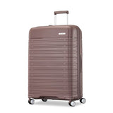 Samsonite Elevation Plus - Large Hardside Luggage - Scratch Resistant Polypropylene Shell, RightHeight™ Adjustable Handle, Integrated AirTag Holder, TSA Lock, WetPak™ Compartment - Chocolate Mauve