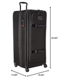 TUMI - Alpha Tall 4-Wheeled Duffel Packing Case - Hybrid Travel Suitcase with Integrated Shelving - Black