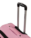 Rockland 5-Piece Softside Spinner Wheel Luggage Set, Pink, 5-Piece Set (14/29/24/28/32)