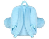 INTIMO Blue's Clues Fuzzy Soft Character Cartoon Face 12 Inch Backpack For Daily Use