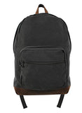 Rothco Vintage Canvas Teardrop Backpack - Classic Style with Leather Accents