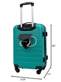 Wrangler Smart Spinner Hardside Luggage, 2 Piece Set, Teal