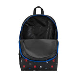 Champion Kids' Merit Backpack with Padded Straps, Water Bottle Pocket and Laptop Compartment for Daily Use, Black Combo, One Size
