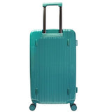 World Traveler Dejuno Colossus Polycarbonate Hardside Expandable Spinner Luggage with TSA Lock and Front Handle, Teal, 26-inch