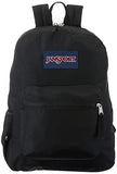 Jansport Cross Town 8 Bit Cherries Backpack, black, 42X14X32, Art Deco