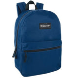 Trail maker Classic 17 inch Backpacks with Adjustable Padded Straps | School Backpacks for Girls, Boys (Navy)