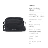 Timbuk2 Flight Crossbody Satchel, Jet Black