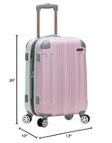 Rockland London Hardside Spinner Wheel Luggage, Mint, Carry-On 20-Inch