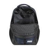 PUMA Strategy Ripstop Backpack with Padded Adjustable Straps, Laptop Sleeve & Water Bottle Pockets, New Navy, One Size
