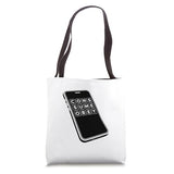 Consume Obey Dystopian Phone Doom Scrolling Digital Cult Tote Bag