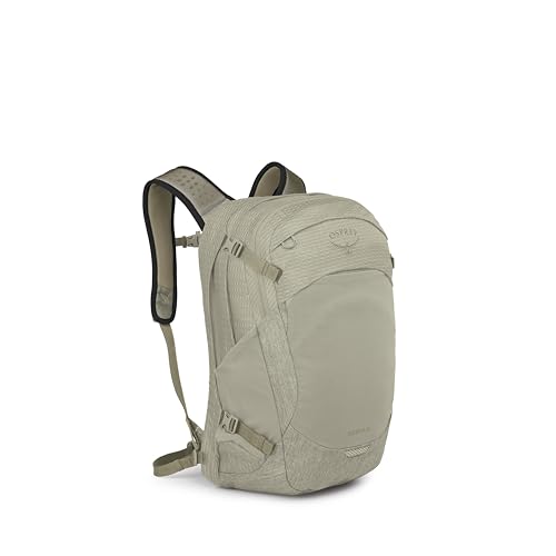 Osprey Nebula Commuter Backpack - Everyday Bag with Laptop Sleeve and Bottle Pockets, Sandy Grey/Olive Tan Heather | Backpacks4Less