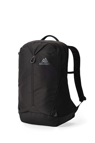 Gregory Rhune 28L Unisex Everyday Commuter Backpack, One Size Fits All, Carbon Black