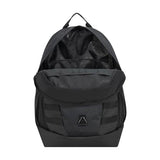 PUMA Fluid Backpack in Performance Airmesh with Laptop Sleeve & Padded Adjustable Straps, Black/Silver, One Size