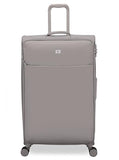 It Luggage Lustrous Luxe 32" Softside Checked 8 Wheel Spinner, Moon Rock