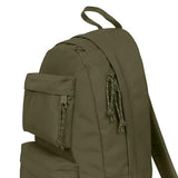 EASTPAK Padded Double – 24L Squared Backpack with Dual Front Pockets, 13” Laptop Sleeve, Bottle Holder & Padded Straps, Dark Grass