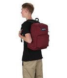 JanSport Superbreak Backpack - Durable, Lightweight Premium Backpack, Russet Red