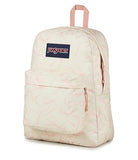 JanSport SuperBreak Plus Backpack with Padded 15-inch Laptop Sleeve and Integrated Bottle Pocket - Spacious and Durable Daypack for Work and Travel - Rows Of Bows