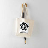 CafePress Obey The Schnoodle Propaganda Tote Bag Reusable Natural Beige Canvas Shopping Bag