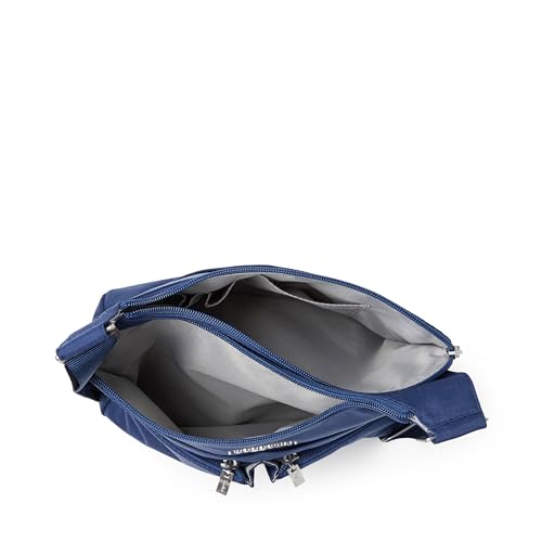 Baggallini Cross Over Crossbody Bag for Women - RFID Travel Bag with Adjustable Strap - Lightweight Water-Resistant Crossbody Purse