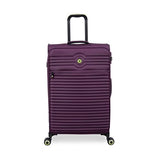 It Luggage Circulator 28" Softside Checked 8 Wheel Expandable Spinner, Italian Plum