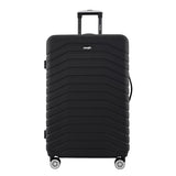 Wrangler Tahoe 3 Piece Spinner Luggage Set, Black
