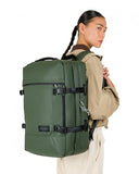 Eastpak Travelpack – 42L Cabin-Size 2-in-1 Duffel, Convertible Backpack, 17-inch Laptop Sleeve, Two Compartments & Adjustable Straps, Tarp Forest
