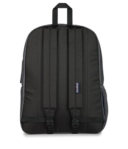 JanSport Cross Town Backpack - Simple Bag for Everyone with 1 Main Compartment, Front Utility Pocket - Premium Class Accessories - Smokey Grit