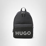 HUGO Mesh Logo Backpack, Black Currant, PCE.