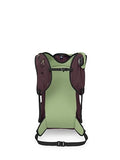 Osprey Firn 18L Ski and Snowboard Backpack, Elderberry Purple/Peppermint Green, Medium/Large