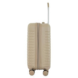 kensie 22" Graceful Hardside Carry-On Luggage, Light Taupe