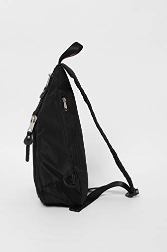 Anello URBAN O.D AT-S0231 Logo Print Body Bag, black (black 19-3911tcx)