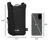 Pacsafe GO Anti Theft Tech Crossbody, Jet Black