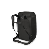 Osprey Mountain Bound Ski & Snowboard Boot Bag - Backpack with AirScape™ Technology and Padded Structure - Premium Winter Luggage with Shoe Changing Mat, Black