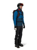 Osprey Firn 18L Ski and Snowboard Backpack, Elderberry Purple/Peppermint Green, Medium/Large
