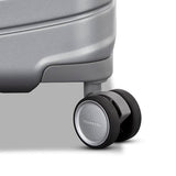 Framelock Max 29” Large Checked Hardshell Zipperless Luggage - Highly Secure Integrated Eazylock™ Mechanism - RightHeight™ Adjustable Handle - 360° Spinner Wheels - Airline Approved - Glacial Silver