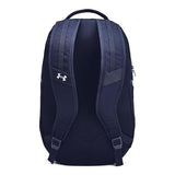 Under Armour Unisex-Adult Hustle 6.0 Backpack, (411) Midnight Navy/Midnight Navy/Metallic Silver, One Size Fits Most