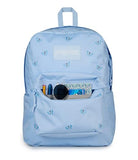 JanSport Superbreak Plus FX Backpack - Work, Travel, or Laptop Bag with Water Bottle Pocket, Superbreak Plus Fx, Tiny Butterflies Hydrangea/Md Bl