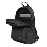 EASTPAK Padded Double – 24L Squared Backpack with Dual Front Pockets, 13” Laptop Sleeve, Bottle Holder & Padded Straps, Black