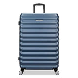 Samsonite Hard-Sided 28-Inch Lightweight Checked Large Expandable Element Suitcase: Durable, 360° Spinner Wheels, Adjustable Telescopic Handle, TSA-Approved Lock - Captains Blue
