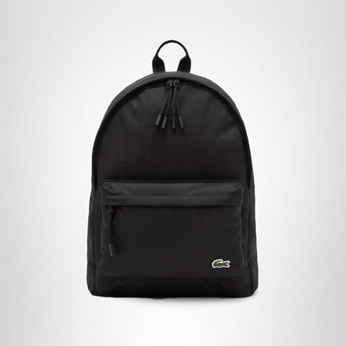 Lacoste Men's Sinpople Monogramme Backpack, Black, One Size