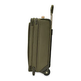 Briggs & Riley Essential 22" 2-Wheel Expandable Carry On - Luggage for Travel, Suitcases with Wheels, Softside Rolling Bag for Men & Women, Self-Repairing Zipper - Baseline Collection, Olive