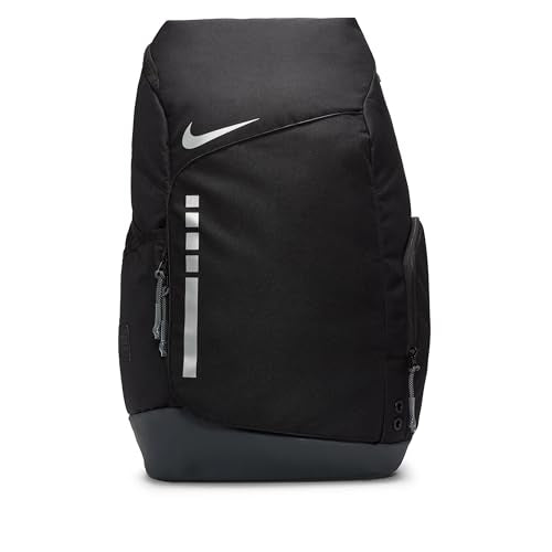 Nike Elite Pro Basketball Backpack BA6164 (Black/Metallic Silver, One Size 32L)