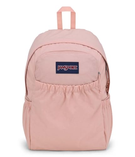 JanSport Slouch Pack - Fully Padded Back Panel - Comfortable and Ideal Storage - Misty Rose