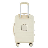 French Connection St. Martin Carry-On Luggage with Cup Holder/USB Ports, Whitecap Gray