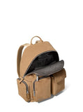 Michael Kors Hudson Cargo Backpack, Nickel-Tone Hardware/Husk